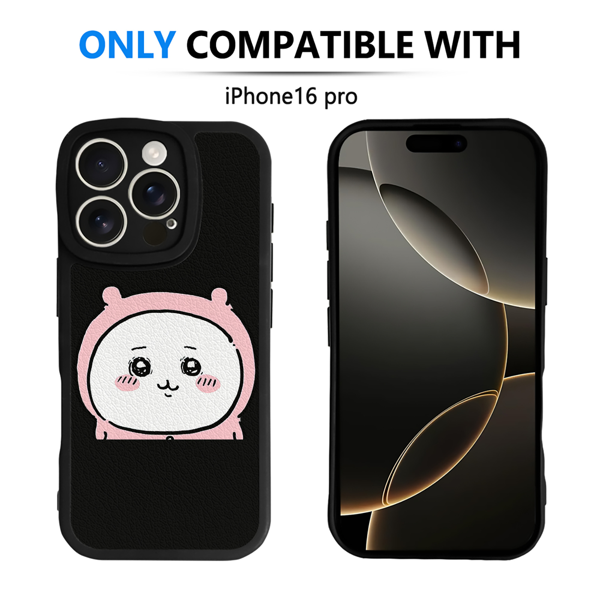 （画像用） ちいかわ ちいかわ Chii-kawa chiikawa 【iPhone 16シリーズ対応】シリコンスマホケース（レザー調） 材質：シリコン